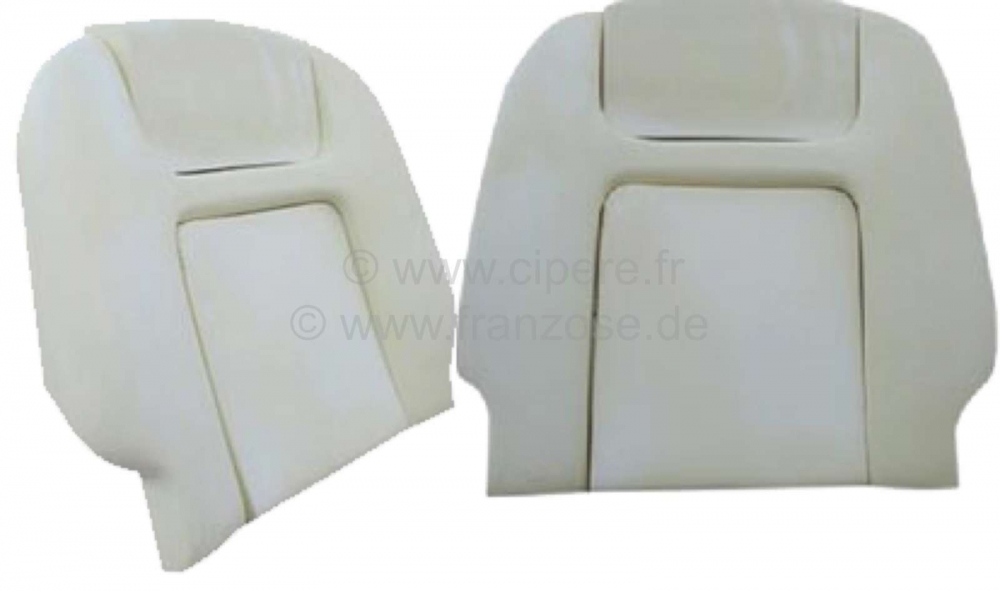 Peugeot - P 504C, schuim (rugleuning, 3 afzonderlijke delen) voor 1 voorstoel. Geschikt voor Peugeot