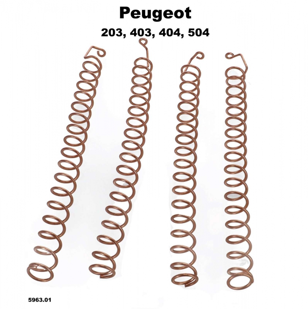 Peugeot - Bougieverlengveer (set van 4). Gemaakt van koper (betere geleiding). Lengte: 165 mm. Gesch