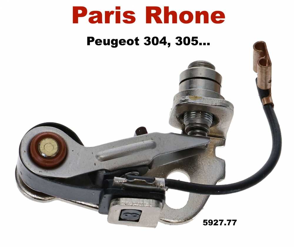 Citroen-2CV - Paris Rhone, contacten. Geschikt voor Peugeot 304, Peugeot 305, de contactafstand is inste