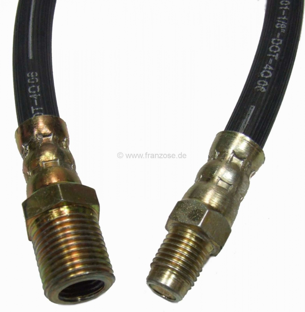 Peugeot - P 404, remslang voor, geschikt voor Peugeot 404 t/m bouwjaar 1966. lengte: 354mm. Schroefd