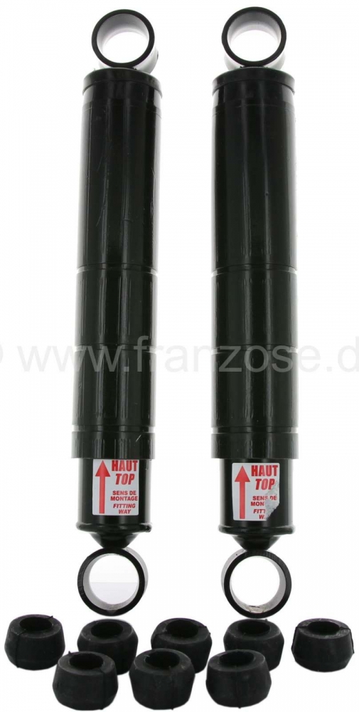 Peugeot - Achterschokbreker Peugeot D4A (2 stuks). (Transporter) 1959>1964.