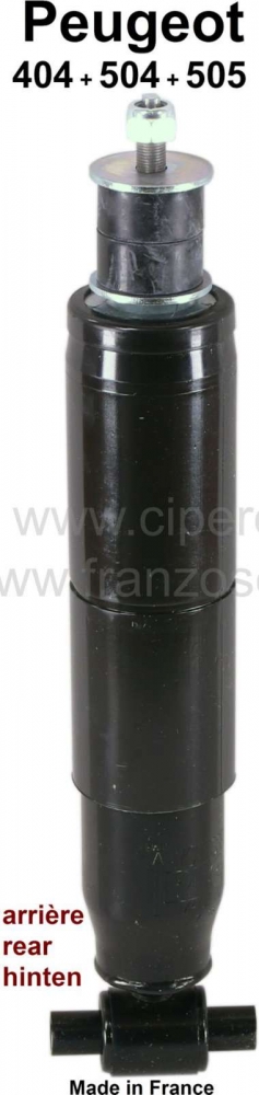 Renault - P 404/504/504, achterschokbreker (1 stuk). Geschikt voor Peugeot 404 + 504, deels voor Peu