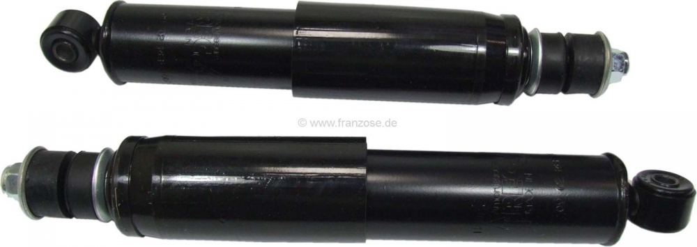 Renault - R8/R10/Alpine, schokdemper voor (2 stuks). Geschikt voor Renault R8 Gordini + R10 Gordini.