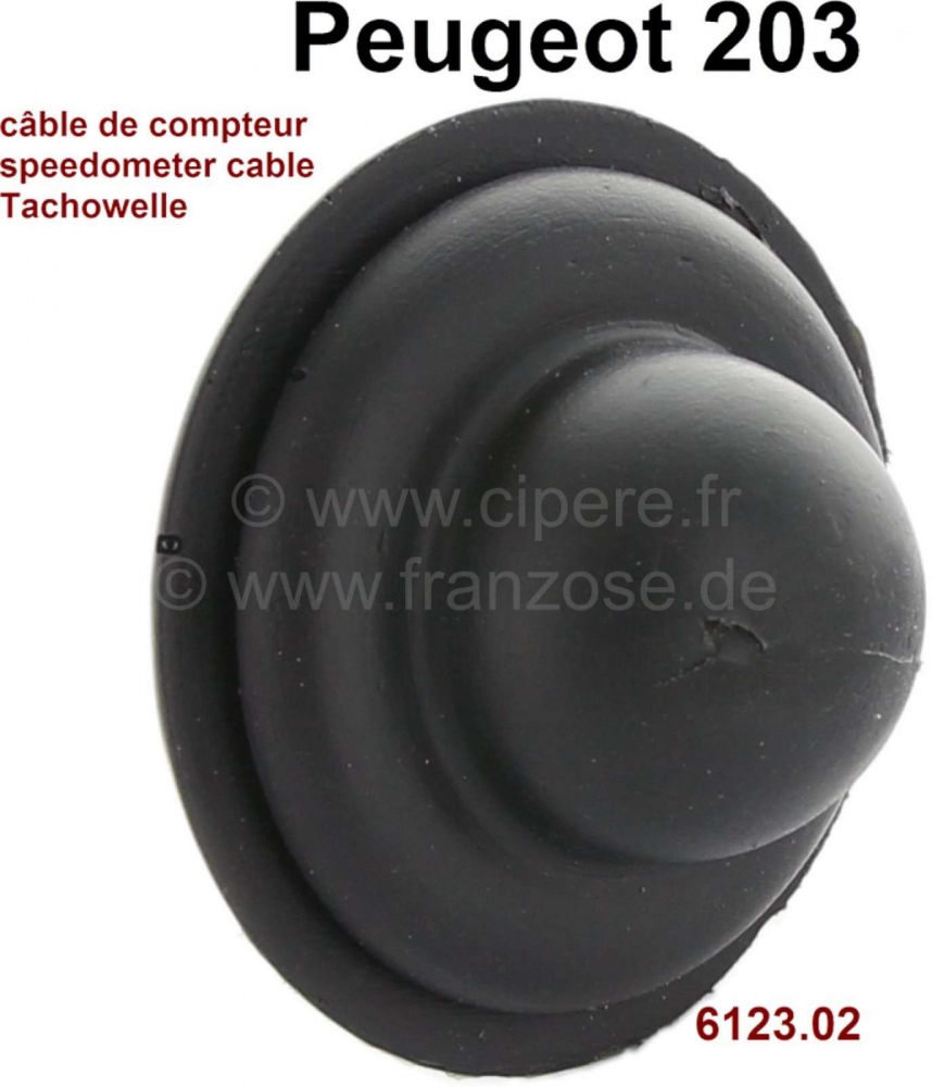 Sonstige-Citroen - P 203, afdichting voor de snelheidsmeterkabel in de carrosserie. Geschikt voor Peugeot 203