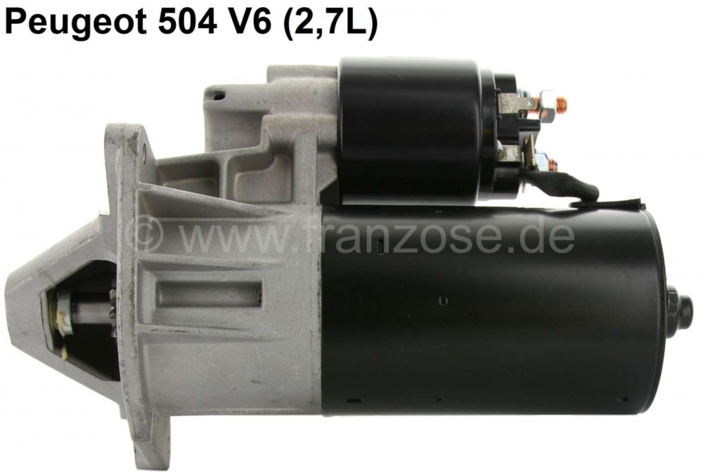 Renault - Startmotor, geschikt voor Peugeot 504 V6 (2,7L). Peugeot 604 2.7 (SL, TI, STI). 604 2,8 GT