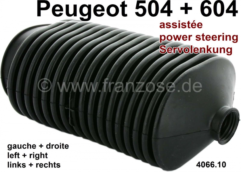 Peugeot - P 504/604, stuurlaars (voor stuurbekrachtiging), kleine opening. Per stuk. Ovale opening 6