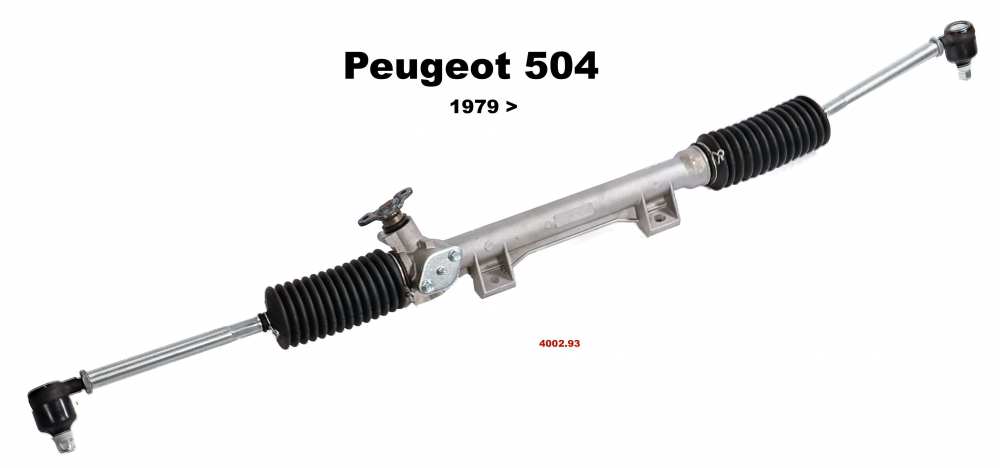 Peugeot - P 504, stuurinrichting (nieuw onderdeel, incl. trekstangen). Voor handmatige besturing (ge