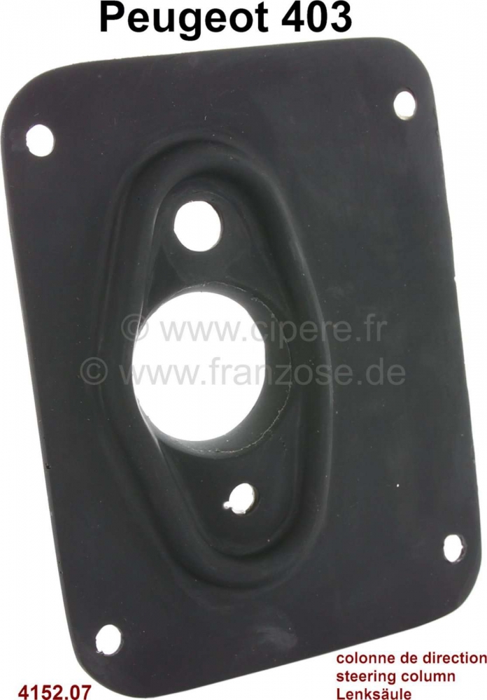 Sonstige-Citroen - P 403, rubberen afdichting voor binnenste stuurkolomafdichting. Geschikt voor Peugeot 403,
