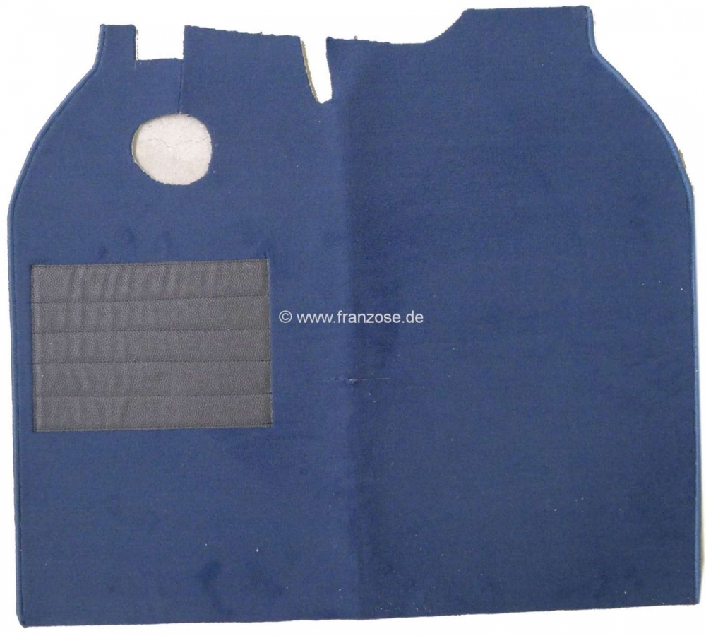Peugeot - P 204, tapijtmat donkerblauw voor Peugeot 204 Cabrio. (de tapijtset voor de 204 Cabrio bes