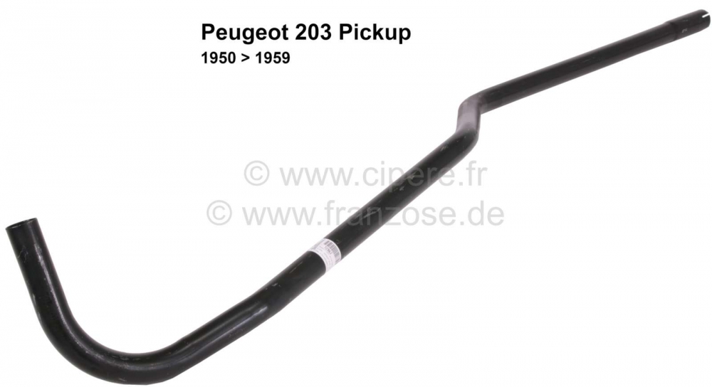 Peugeot - P 203, uitlaatpijp midden (tweede pijp), geschikt voor Peugeot 203 Pick Up. Gemonteerd van