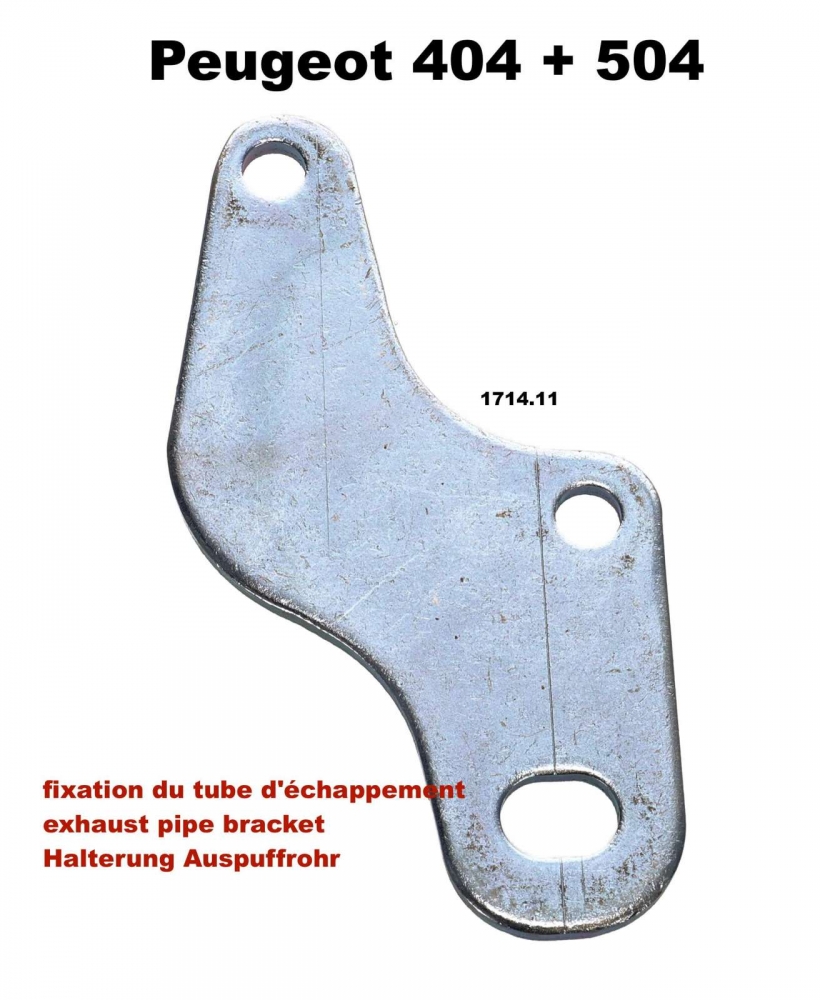 Peugeot - P 404/504, beugel voor de uitlaatpijp voor de versnellingsbak. Geschikt voor Peugeot 404 +