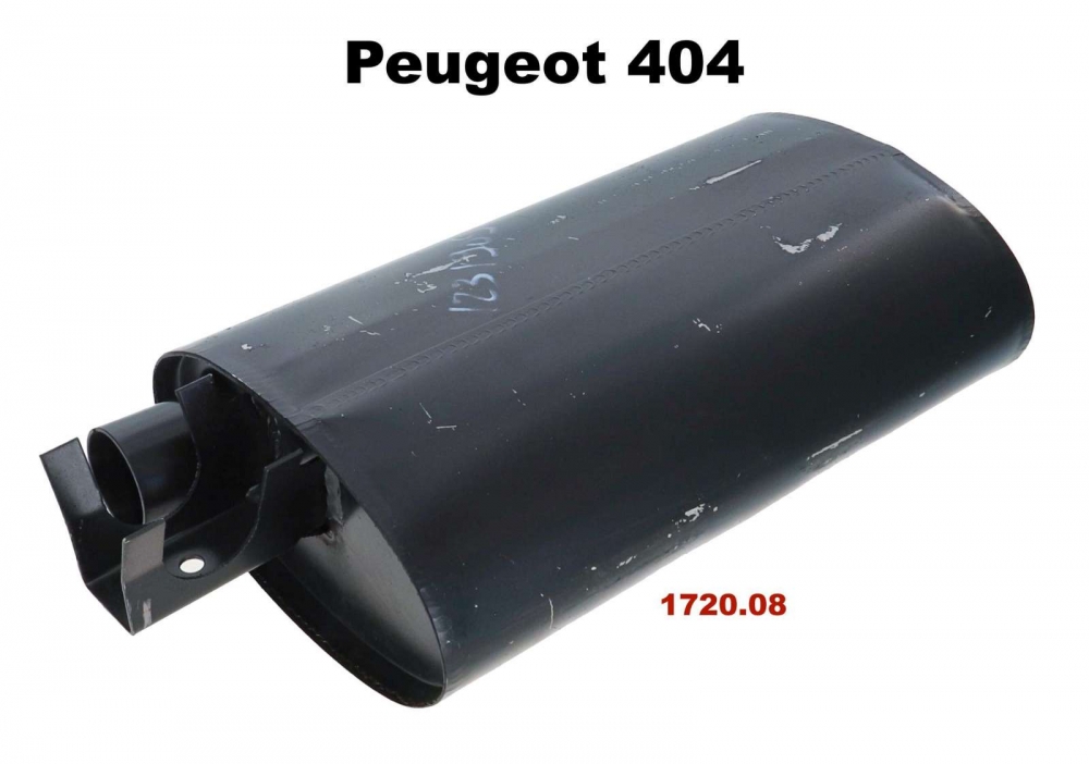 Peugeot - P 404 C3, middendemper, rechte uitlaat. Geschikt voor Peugeot 404 berline, carburateur + i