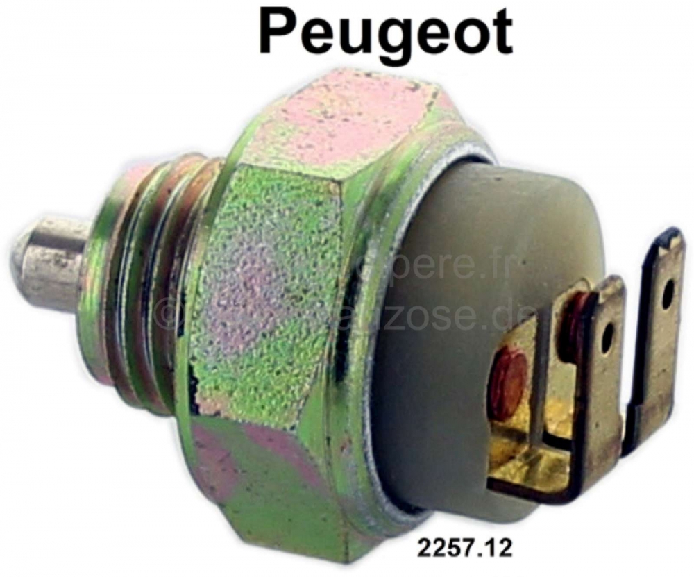 Peugeot - Schakelaar voor achteruitversnelling P 204, 304, 404, 504, 504 V6, 203, 403