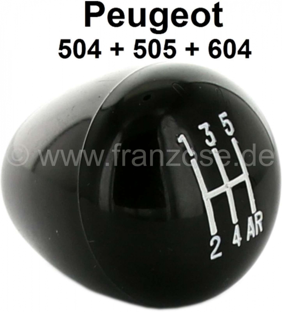 Peugeot - P 504/604, pookknop, geschikt voor Peugeot 504, 604, 505. 5 versnellingsbak