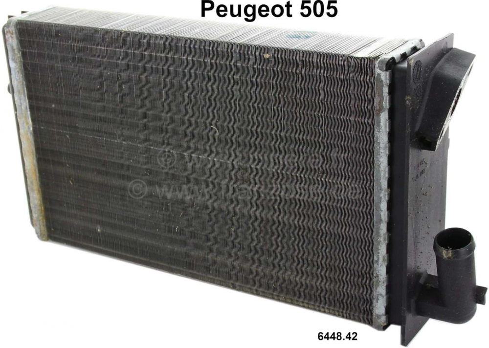 Peugeot - P 505, radiateur (origineel Chausson). Geschikt voor Peugeot 505, Bestelnr. 6448.42. New O