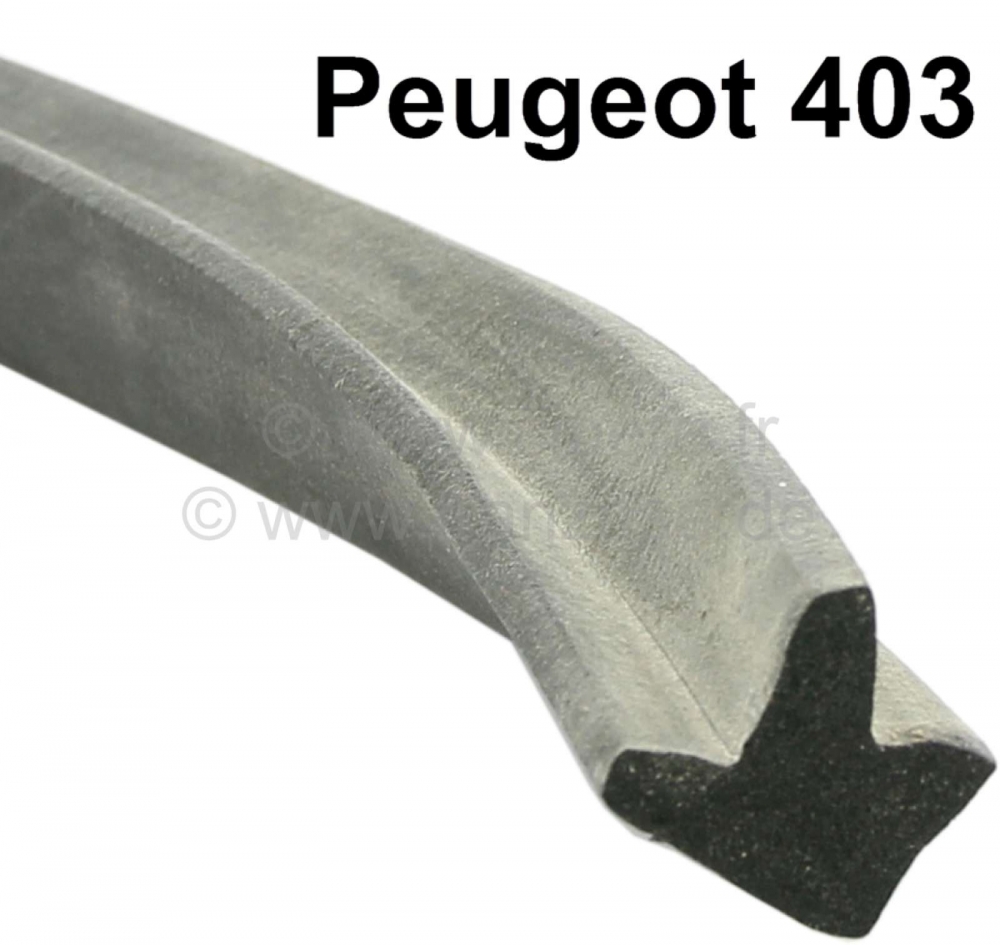Sonstige-Citroen - P 403, Peugeot 403 deurrubber per meter. Origineel profiel. (sponsrubber)