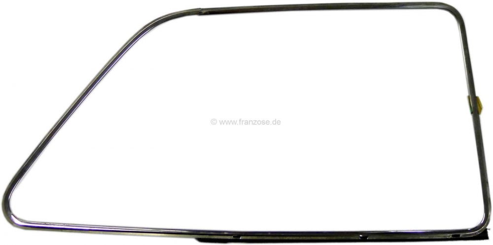 Peugeot - P 403, raamframe van roestvrij staal, in de deur rechtsvoor. Peugeot 403 met klapraampje v