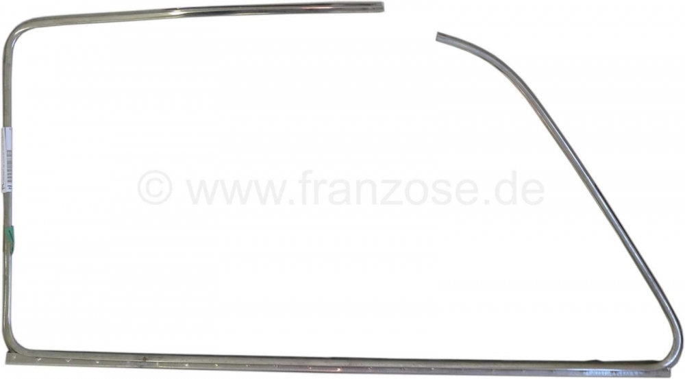 Peugeot - P 403, raamframe van roestvrij staal, in de deur rechtsvoor. Peugeot 403 zonder ventilatie