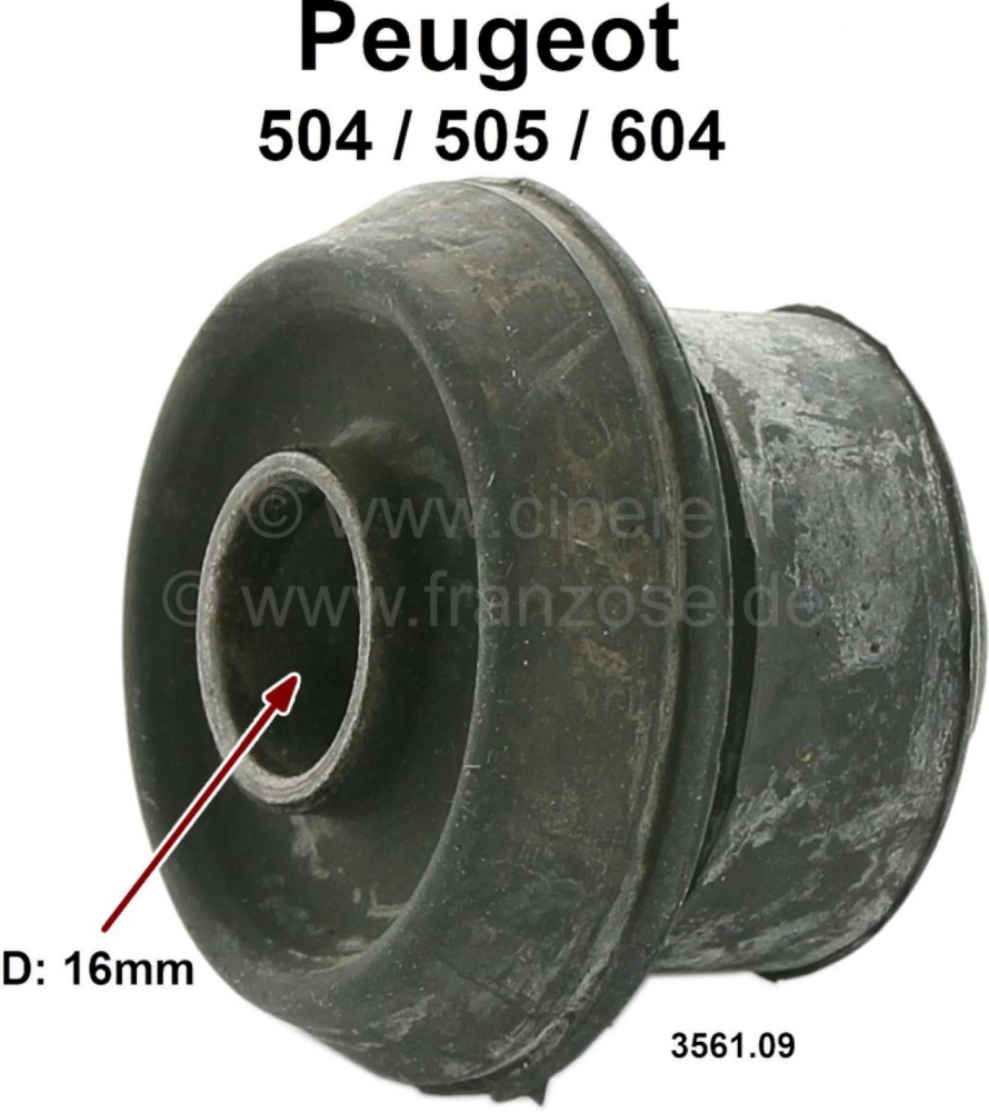 Renault - P 504/505/604, stille bus voorasdraagarm, gemonteerd van 07/1968 tot 02/1971. 505 van 06/1