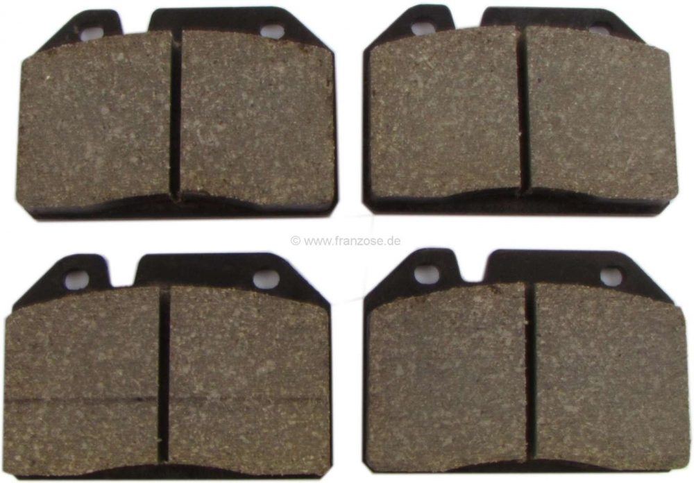 Citroen-2CV - P 204/304/404, remblokken voor, alle 204, Bendix systeem, 304 vanaf 03/72-07/77 404 05/68-