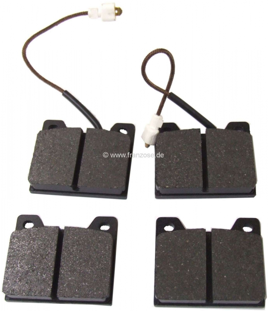 Renault - P 204/304, remblokken voor, Girling-systeem (LUCAS) ->07/68, breedte 63,5, hoogte 55,2, di