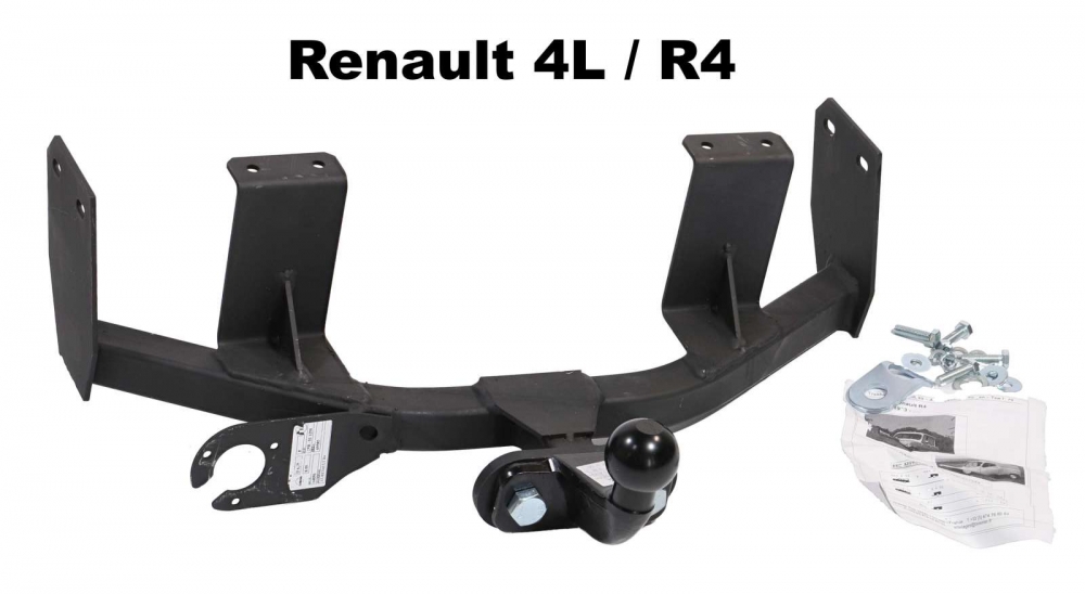 Renault - Trailerkoppeling, geschikt voor Renault R4, vanaf bouwjaar 1963, met EC E6 goedkeuring! To