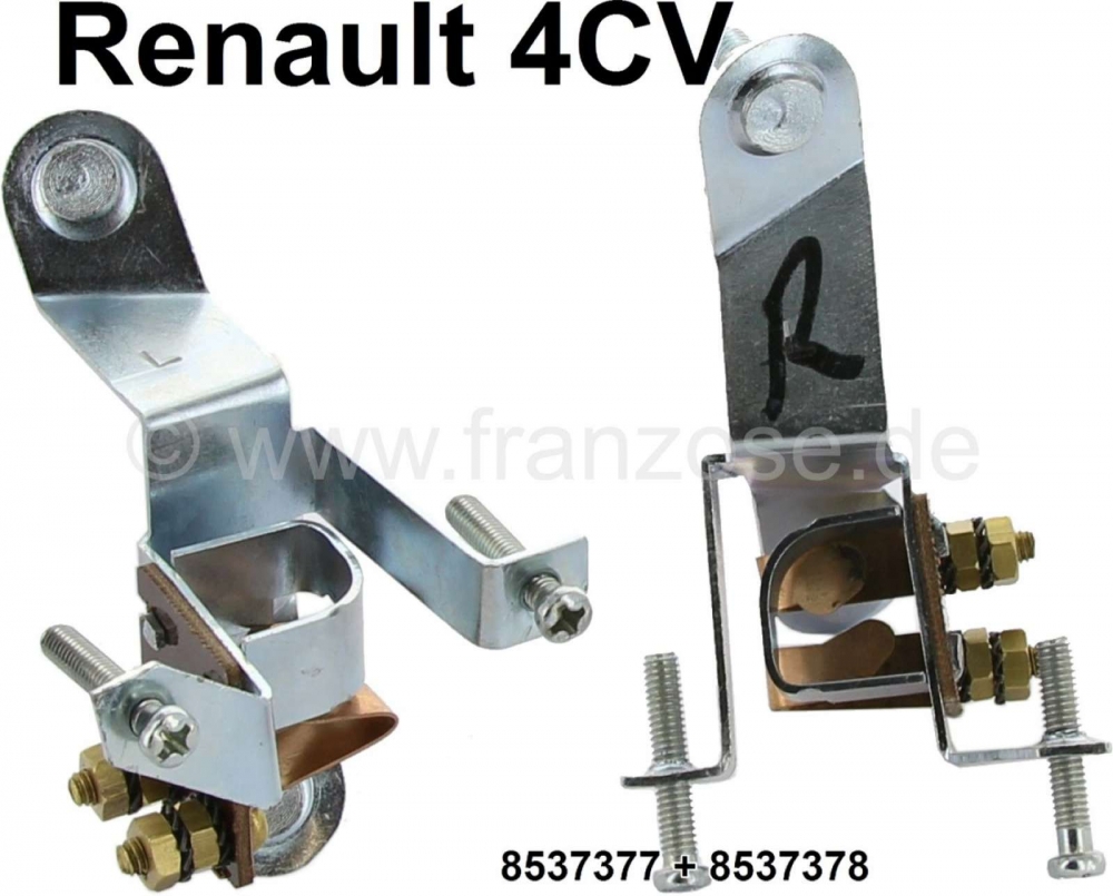 Renault - 4CV, achterlichtfitting, 2 versie (1 paar). Geschikt voor Renault 4CV, 2 versie. Of. Nr. 8