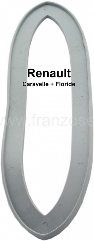 Renault - Floride/Caravelle, rubber (grijs) onder het achterlicht. Per stuk. Geschikt voor Renault F