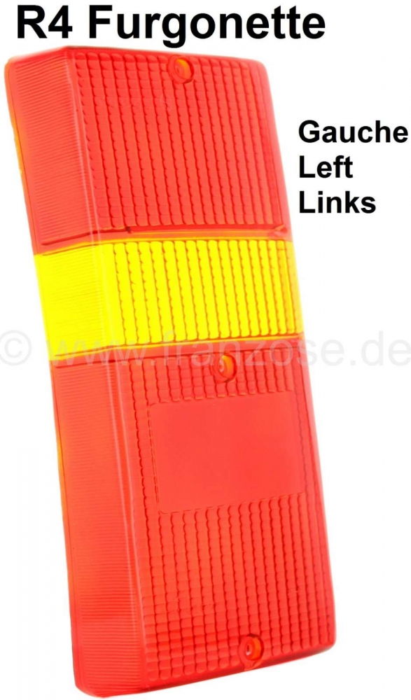 Renault - R4 F6, achterlichtkap links. Geschikt voor Renault R4 F6 gesloten bestelwagen. Laatste ver