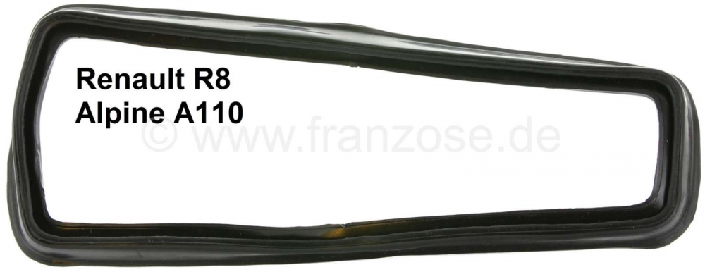 Renault - R8/A110, rubber voor achterlichtkap. Geschikt voor Renault R8 + Alpine A110