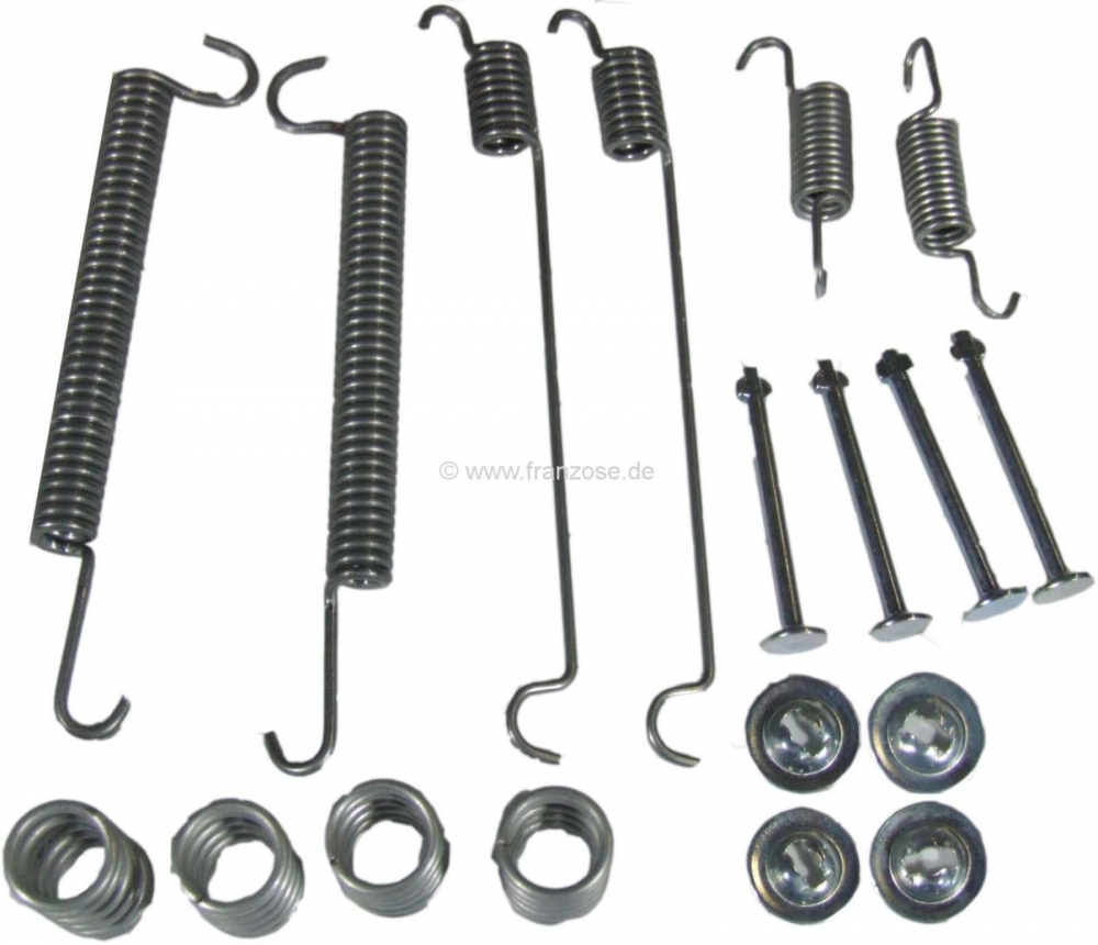 Peugeot - P 304, montage set remschoenen. Geschikt voor Peugeot 304 (bouwjaar 1975 tot 1978). Peugeo