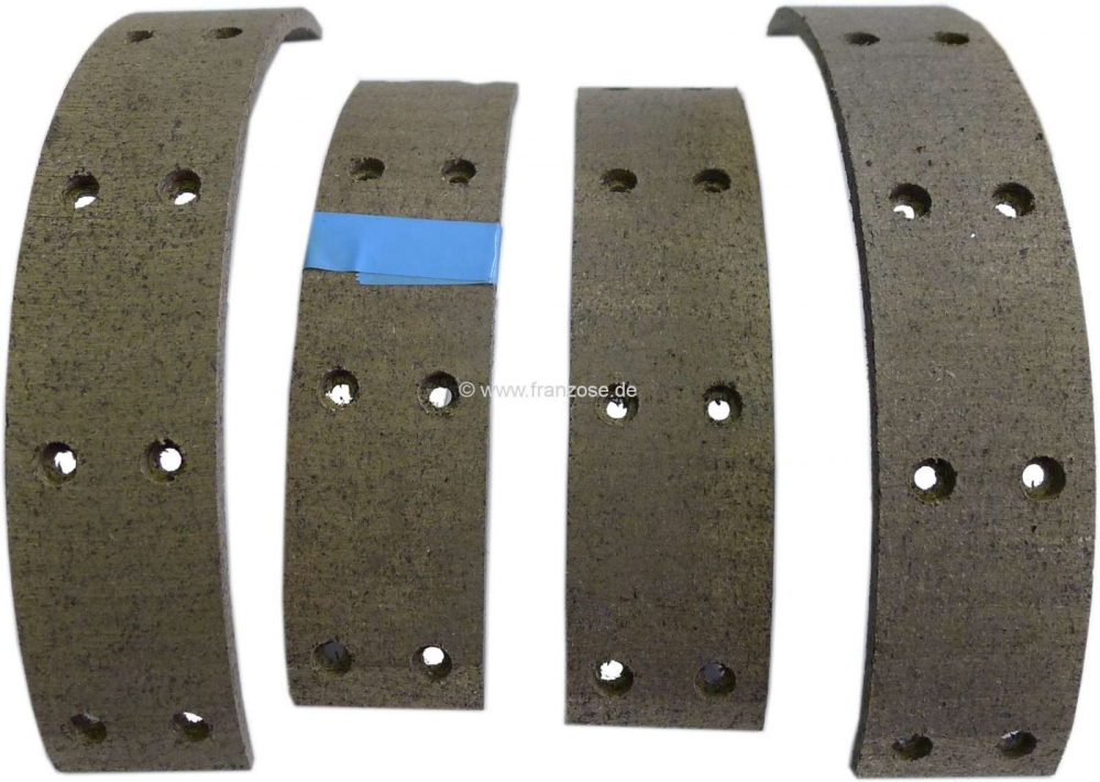 Sonstige-Citroen - Remschoenen om op te klinken, trommel met 228mm diameter, 40mm breed. (189x40x5mm + 244x40