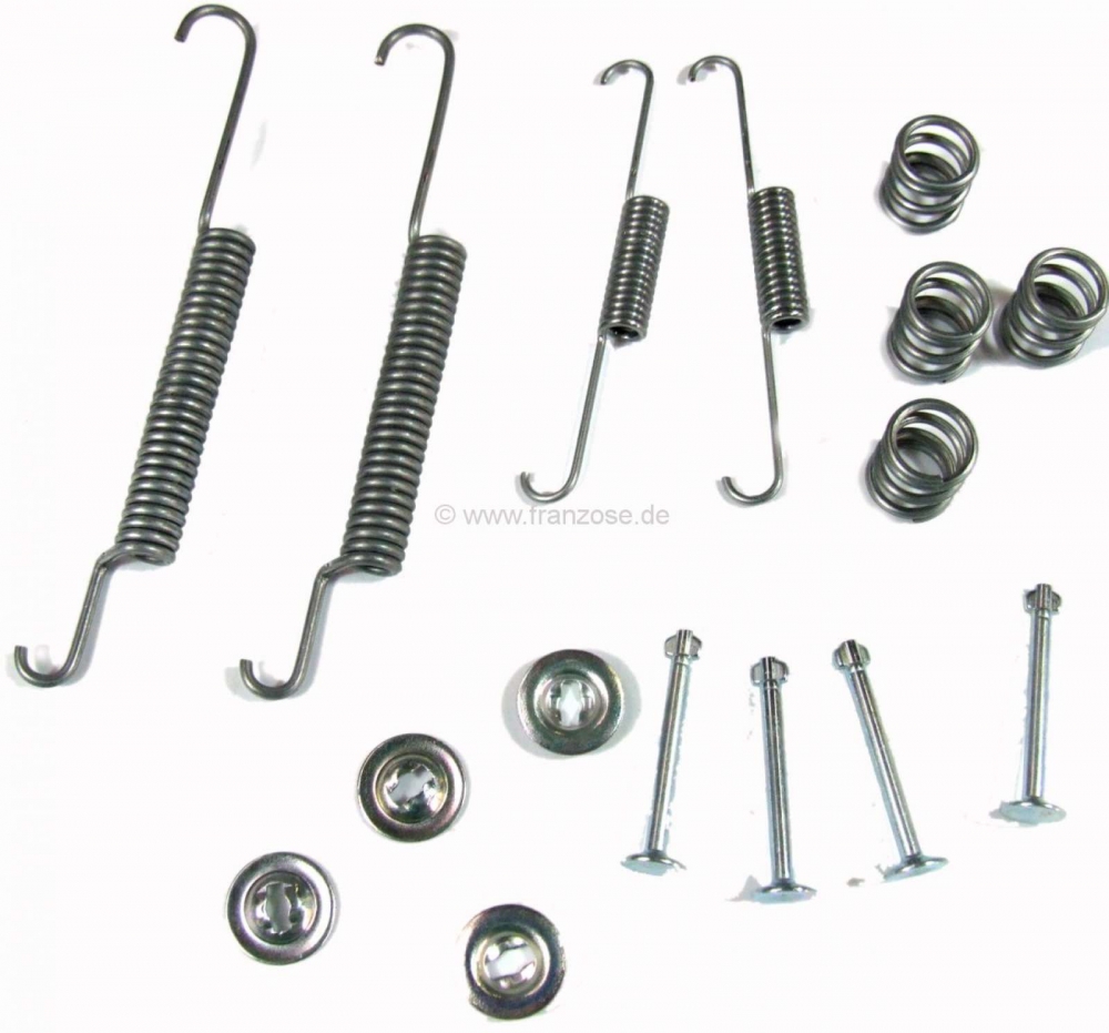 Renault - Remschoenset (achter). Remsysteem: Lucas-Girling. Geschikt voor Renault R4, R5.