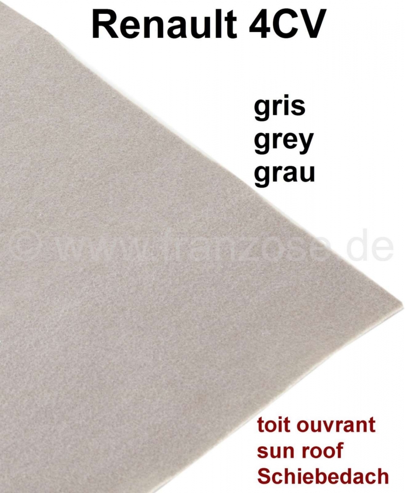 Renault - 4CV, hemel voor voertuigen met zonnedak. Geschikt voor Renault 4CV.