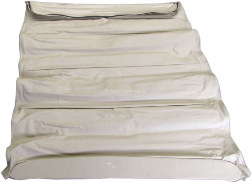 Renault - R4, hemelbekleding, kunstleer wit-beige (Pointe de Diamant). Geschikt voor Renault R4.