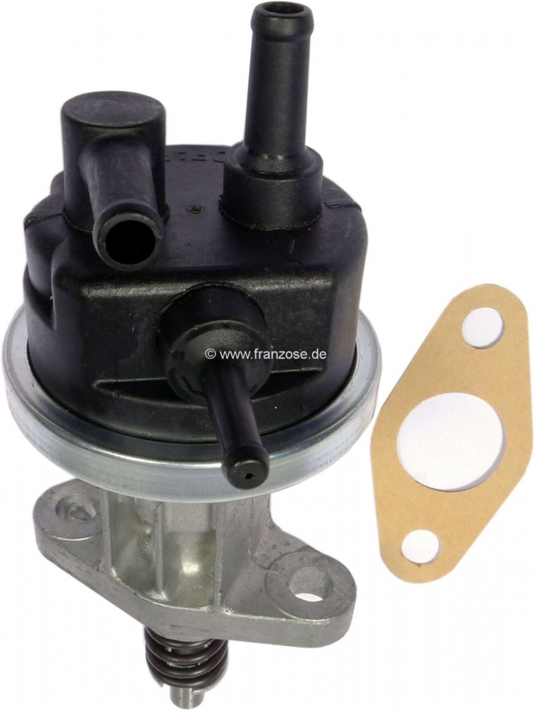 Renault - Benzinepomp replica. 3 x aansluiting benzineleiding. Geschikt voor Renault R16 (R1156 + R1