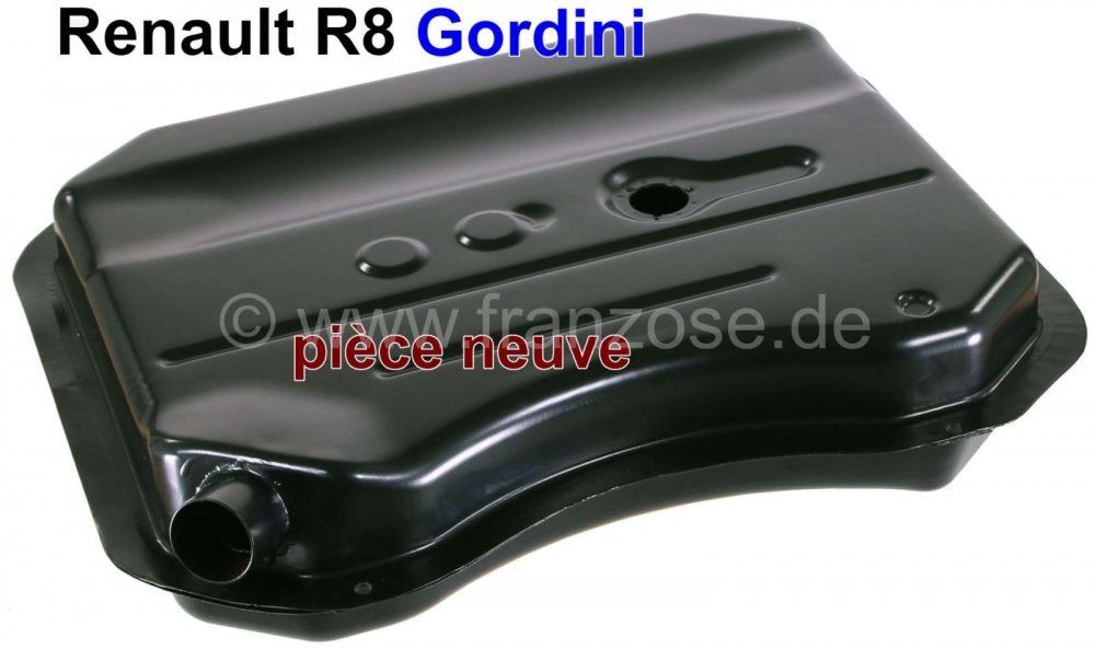 Renault - R8 Gordini, benzinetank (nieuw onderdeel, in de kofferbak). Geschikt voor Renault R8 Gordi