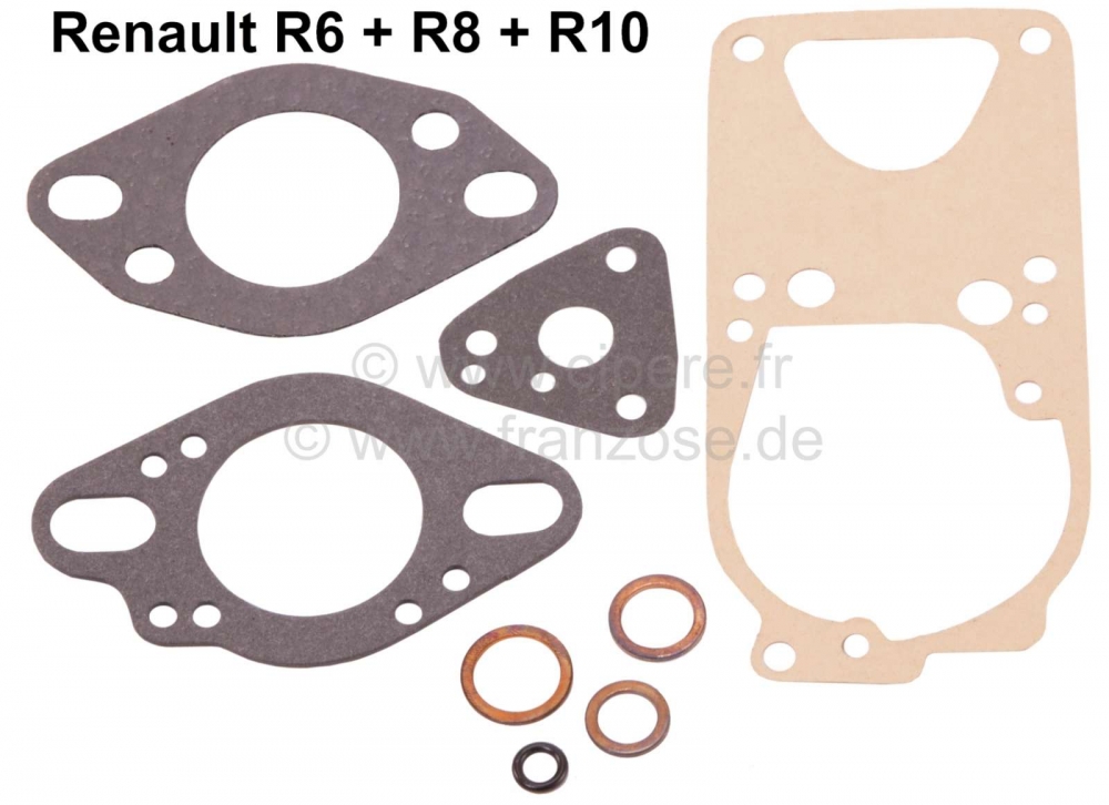 Renault - Carburateur pakkingset Solex 32 PDIS. Geschikt voor Renault Renault 6, R8 + R10