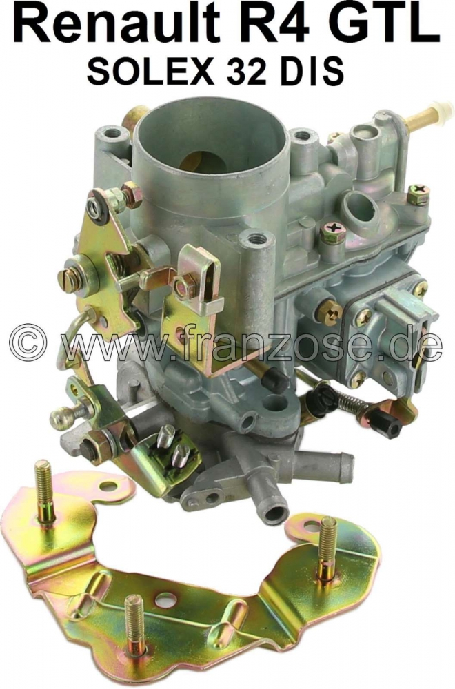 Renault - Carburateur SOLEX 32 DIS (reproductie). Geschikt voor Renault R4. Vergelijk de gemonteerde