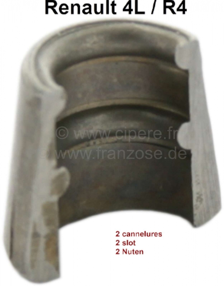 Renault - Klep wig uitlaatklep (2 groeven). Geschikt voor Renault R4.