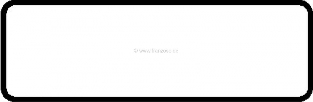 Sonstige-Citroen - Kleppendekselpakking. Geschikt voor Renault R16 + R12 (1.6L), Fuego. Of. Nr. 7700725186 + 