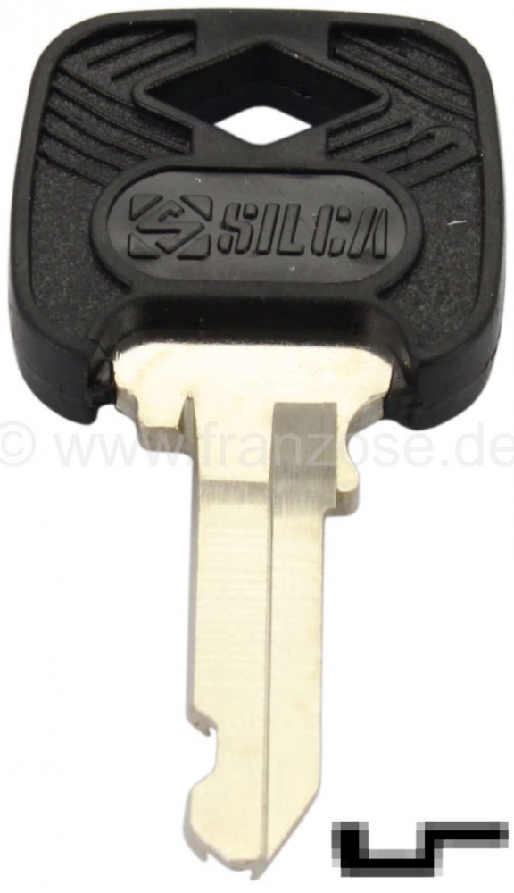 Renault - Blanco sleutel voor contactslot + deurslot. Geschikt voor Renault R4, van modeljaar 1982 t