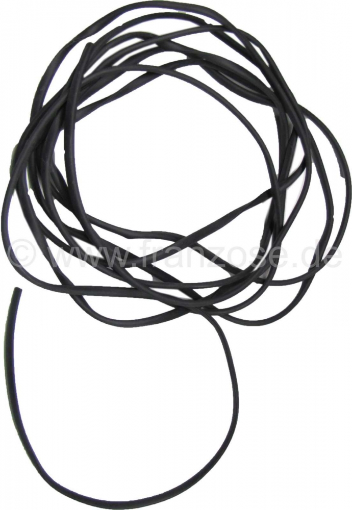 Renault - R4, zwarte sierlijst (gemaakt van kunststof), voor de regengoot op het dak. Geschikt voor 