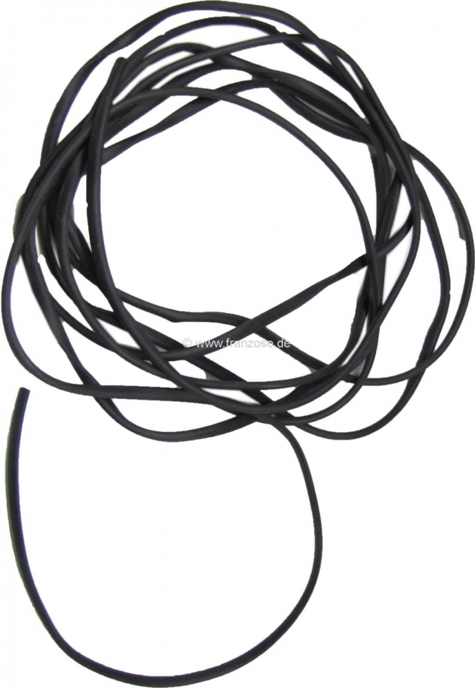 Renault - R4, zwarte sierlijst (van kunststof), voor de regengoot op het dak. Geschikt voor Renault 