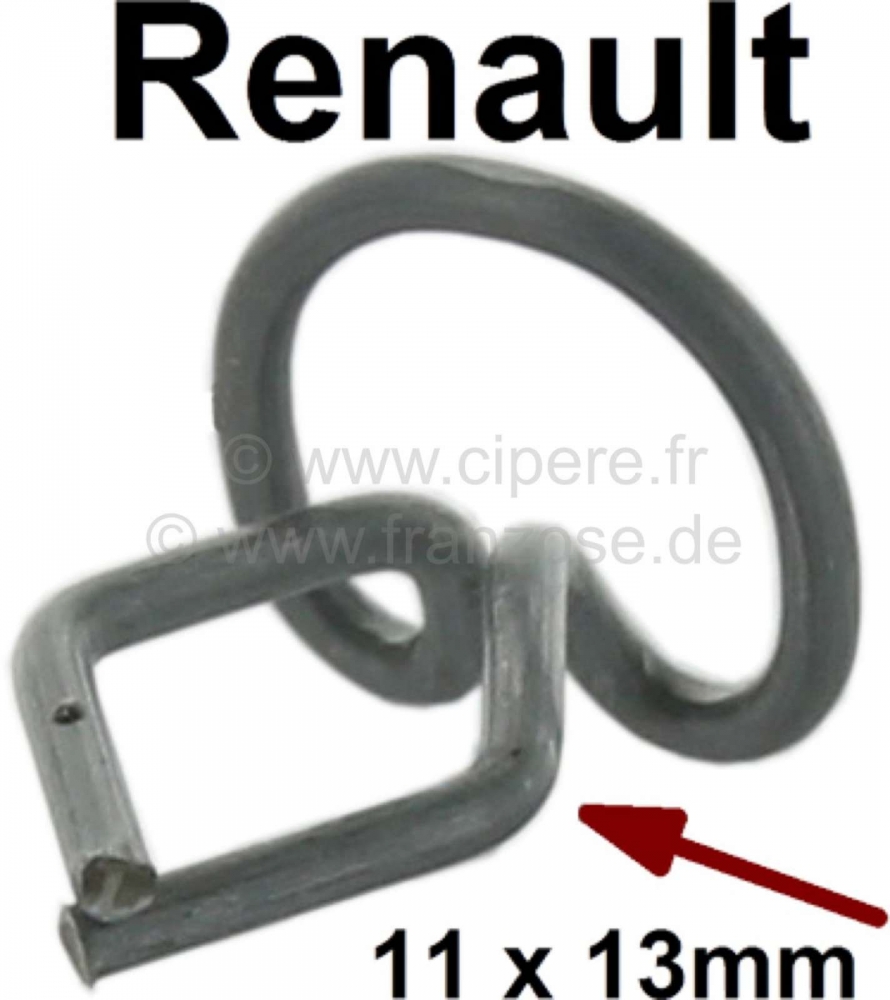 Renault - Deursierstrip clips, geschikt voor Renault R4, R16, Estafette, Floride, Dauphine etc.. De 