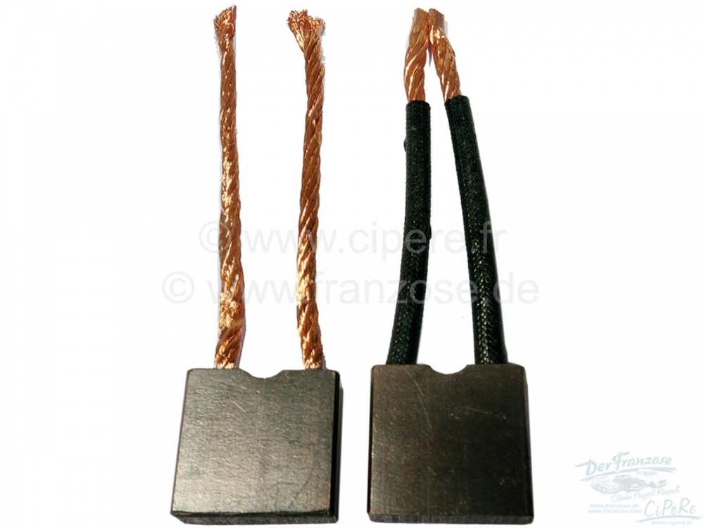 Alle - Dynamo koolborstels Paris Rhone. Geschikt voor Citroen DS. Renault Dauphine, Renault Frega