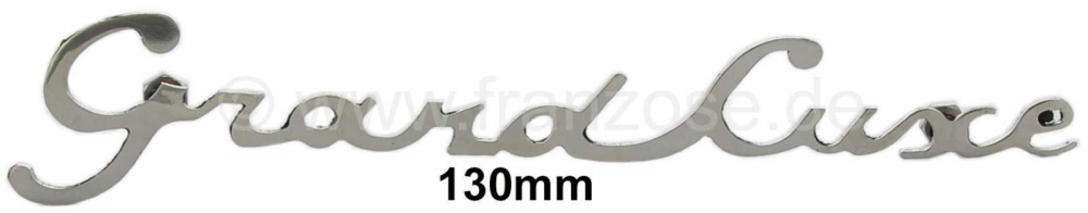 Renault - 4CV, embleembelettering 