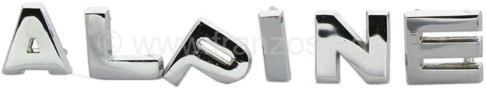 Renault - A110, letterset 