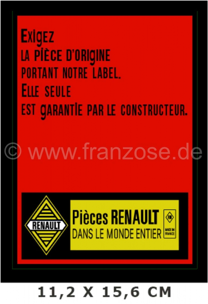 Renault - Sticker Renault 