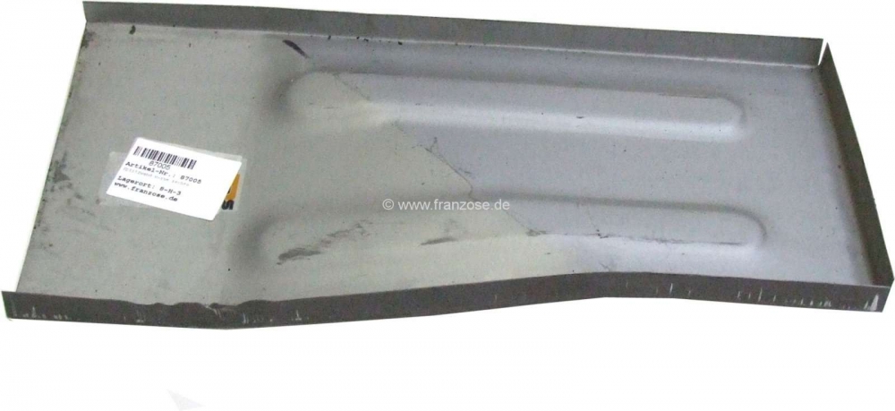 Renault - R4, schutbord rechtsvoor (sluitplaat). Geschikt voor Renault R4. Gemaakt in Europa.